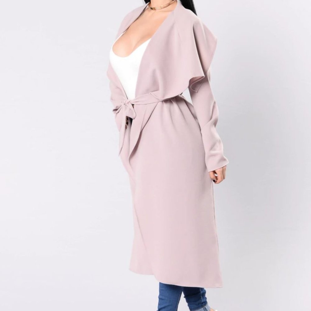 Fashion Nova Business Casual Coat - Lavender Size XS - Picture 6 of 16